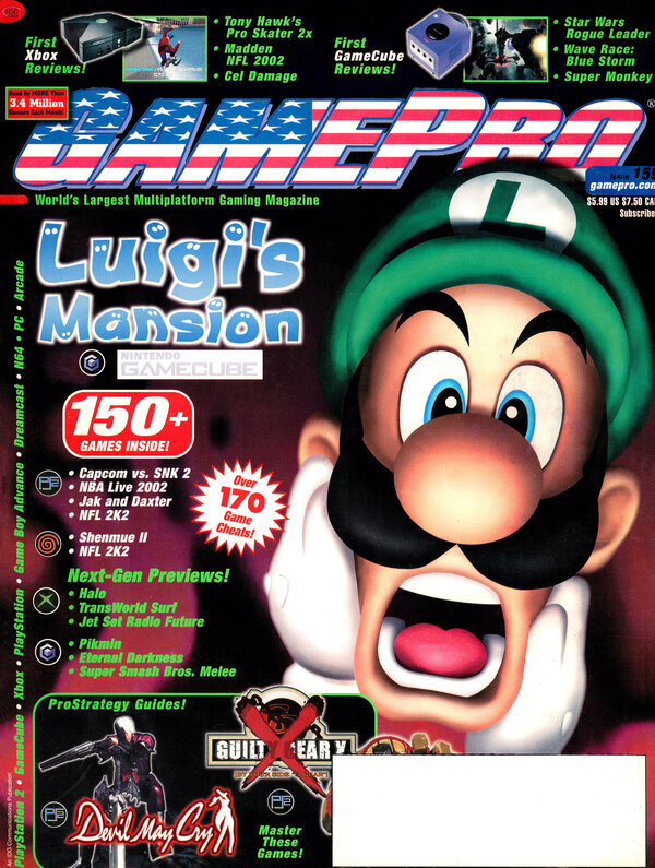 GamePro Issue 159 (December 2001) cover